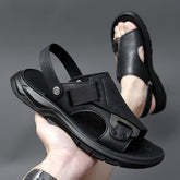 Sandália Masculina Fênix - Couro Genuíno / A Sua Melhor Escolha em Conforto, Estilo e Praticidade!